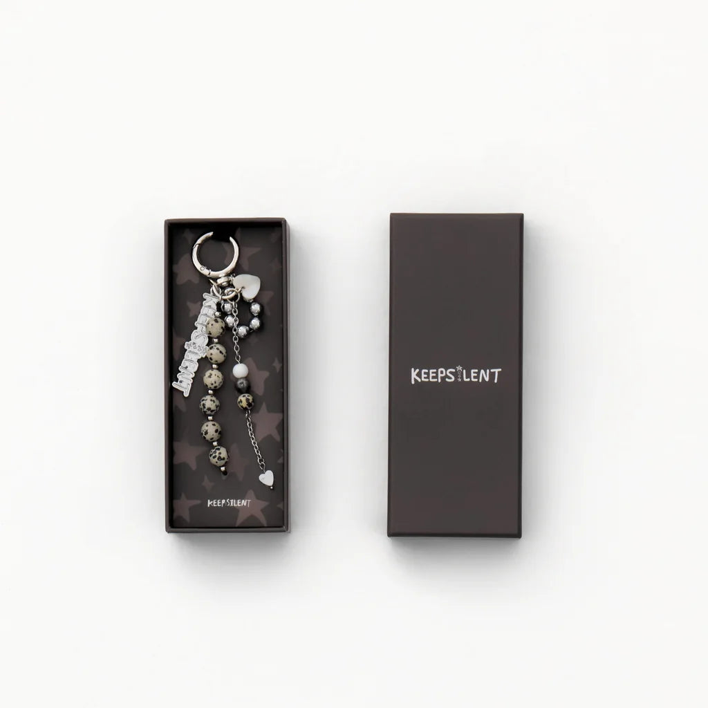 KEEP SILENT WISHLESS PARTY KEYCHAIN