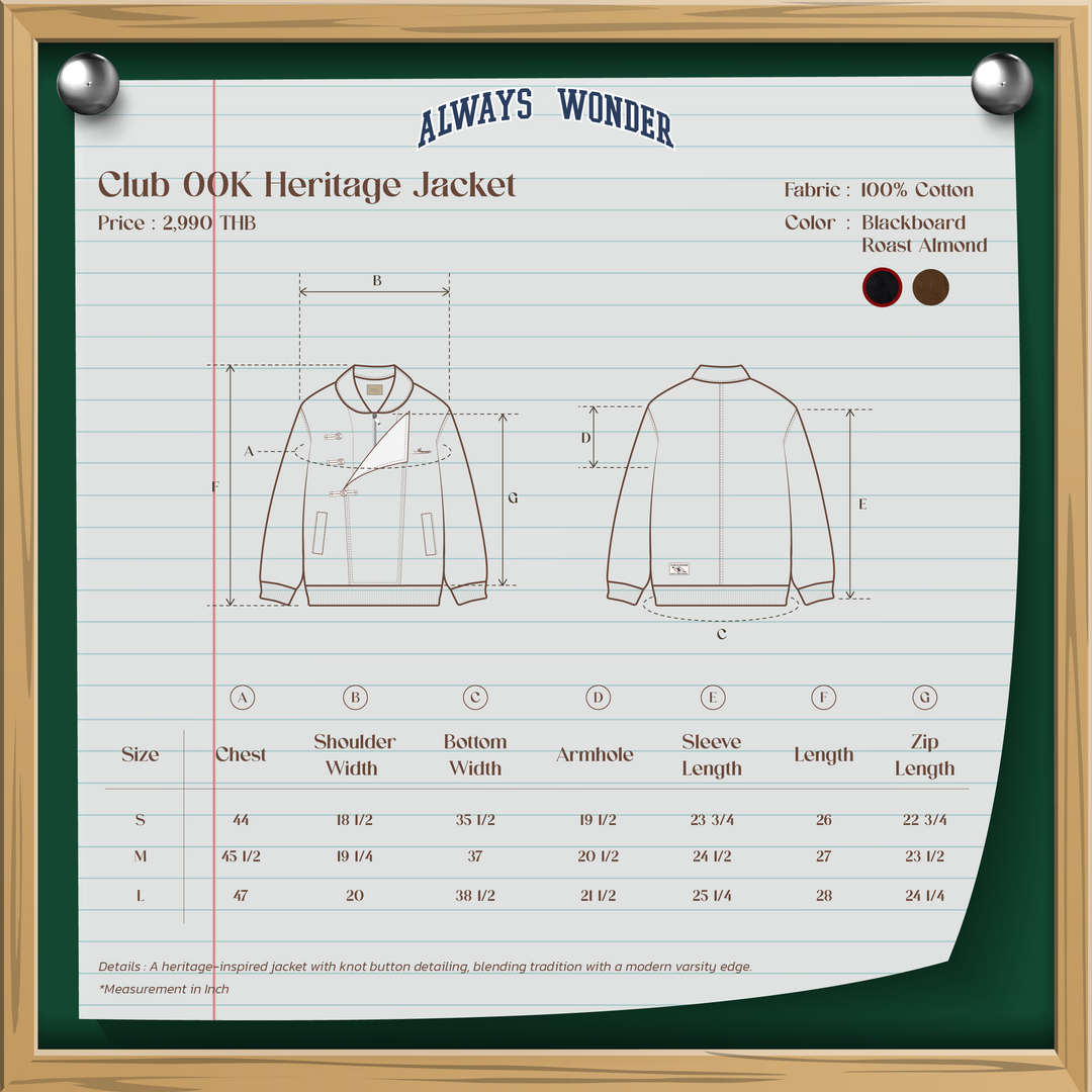 Club 00K Heritage Jacket 经典传承夹克【 PRE ORDER 】