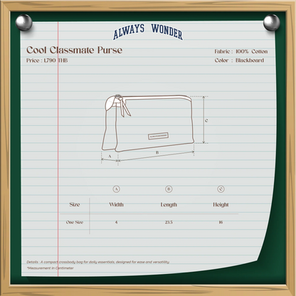 Cool Classmate Purse | Blackboard 手提包｜黑板款 【 PRE ORDER 】