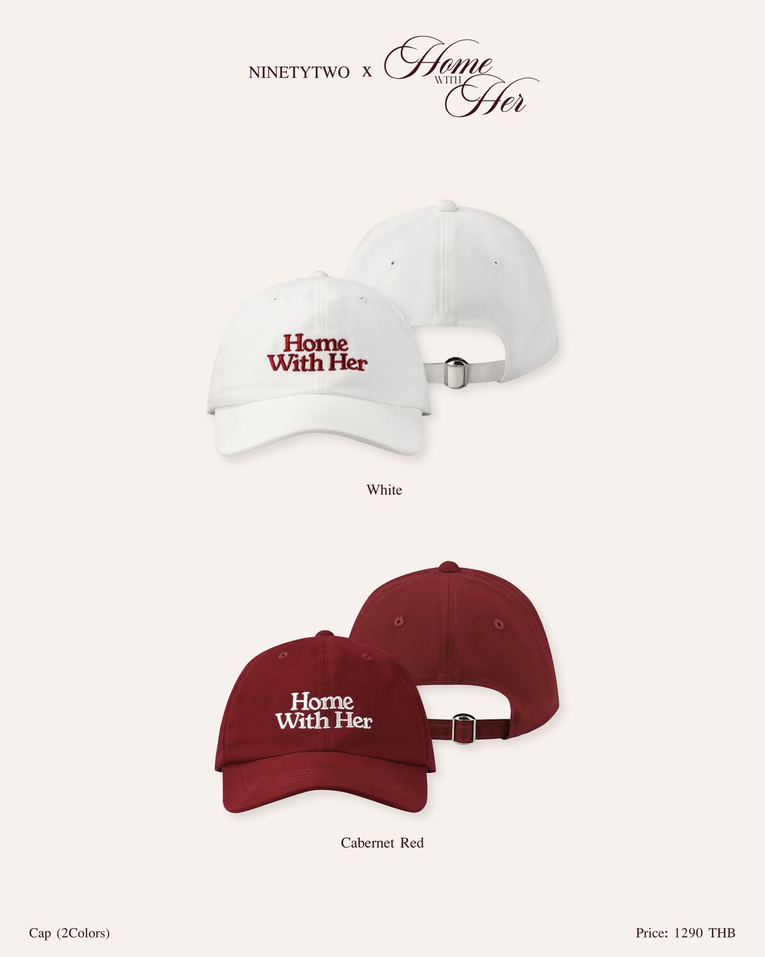 NINETYTWO X “Home with Her” Official Merchandise GO 【 PRE ORDER until 4th 8PM】