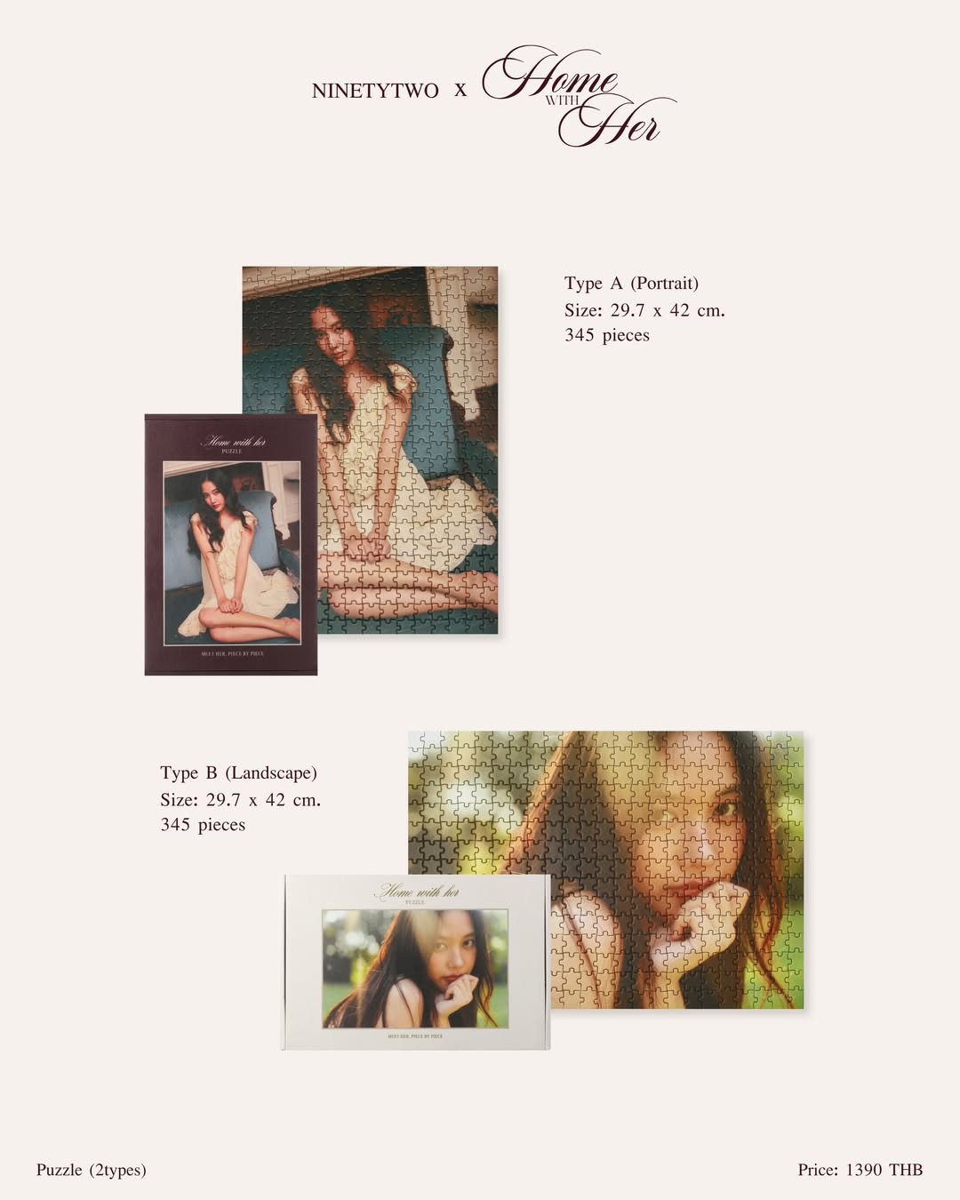 NINETYTWO X “Home with Her” Official Merchandise GO 【 PRE ORDER until 4th 8PM】