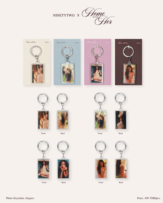 NINETYTWO X “Home with Her” Official Merchandise Photo Keychain【 PRE ORDER until 4th 8PM】