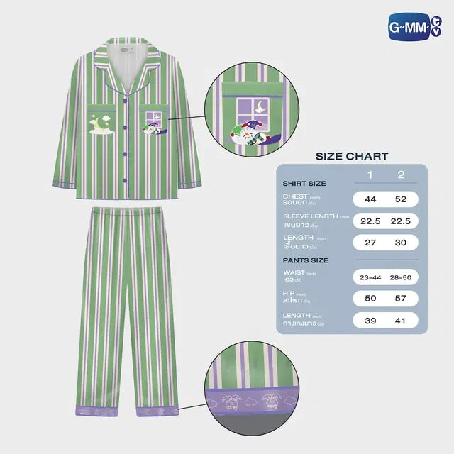 CHARACTERS SWEET DREAM PAJAMAS【 PRE ORDER 】