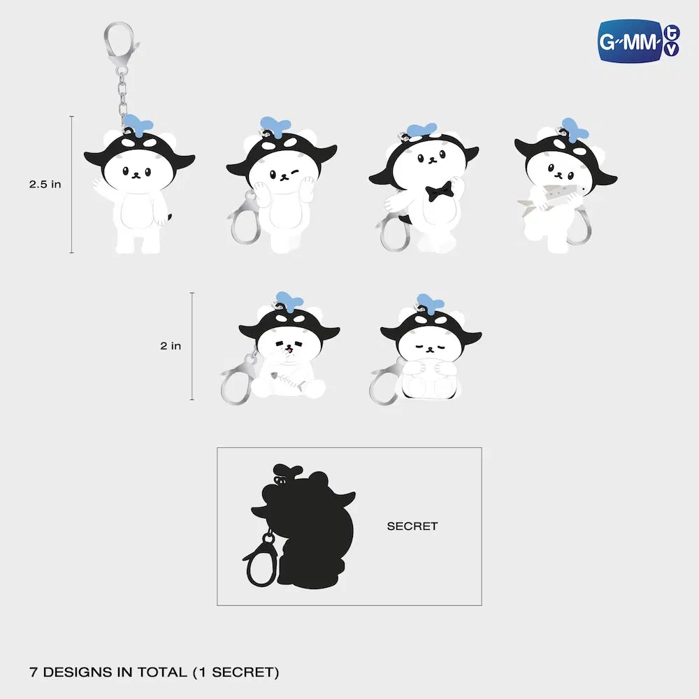 CHARACTERS  RANDOM DOLL KEYCHAIN随机玩偶钥匙扣 【 PRE ORDER 】