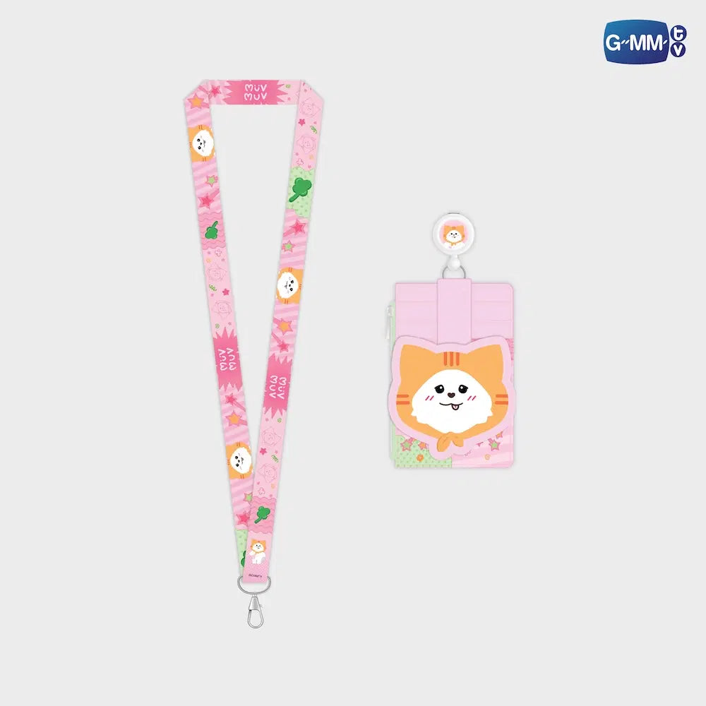 CHARACTERS LEATHER MULTI CARD HOLDER WITH STRAP 皮革多卡位证件卡包【 PRE ORDER 】