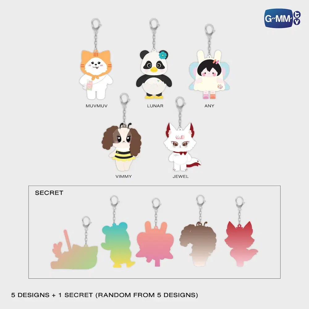 BLUSH BLOSSOM FAN FEST 2026 : MIDNIGHT BLOOM RANDOM DOLL KEYCHAIN随机公仔钥匙扣 【 PRE ORDER until 28 June 】