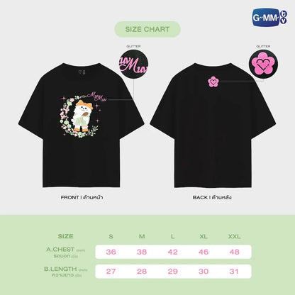 OFFICIAL T-SHIRT | BLUSH BLOSSOM FAN FEST 2026 : MIDNIGHT BLOOM【 PRE ORDER until 28 June 】