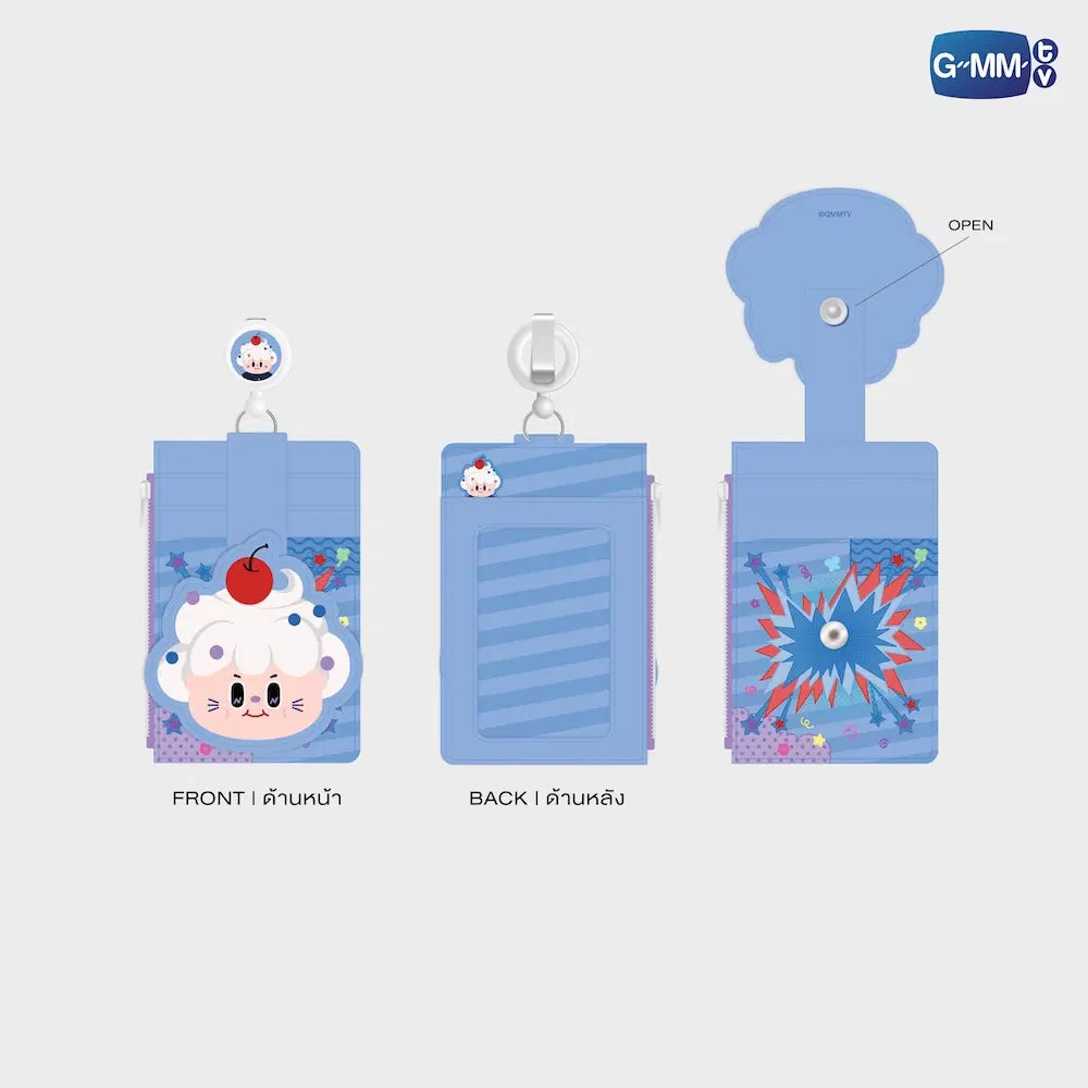CHARACTERS LEATHER MULTI CARD HOLDER WITH STRAP 皮革多卡位证件卡包【 PRE ORDER 】