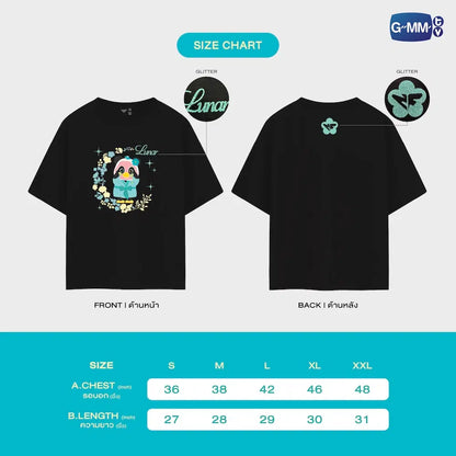 OFFICIAL T-SHIRT | BLUSH BLOSSOM FAN FEST 2026 : MIDNIGHT BLOOM【 PRE ORDER until 28 June 】