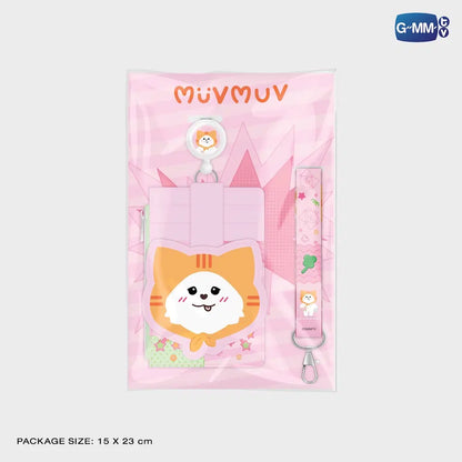 CHARACTERS LEATHER MULTI CARD HOLDER WITH STRAP 皮革多卡位证件卡包【 PRE ORDER 】