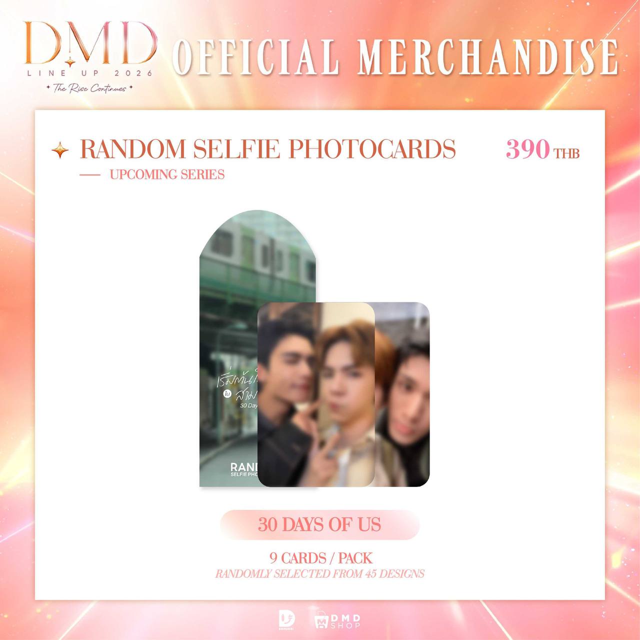 DMD THE RISE CONTINUES OFFICIAL RANDOM SELFIE PHOTOCARDS【 PRE ORDER 】