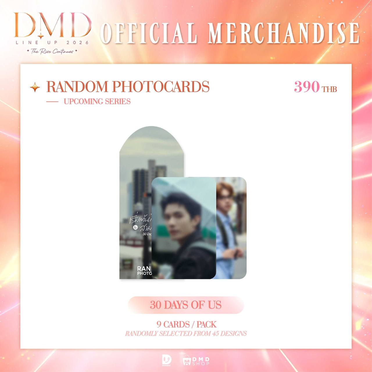 DMD THE RISE CONTINUES OFFICIAL RANDOM PHOTOCARDS【 PRE ORDER 】