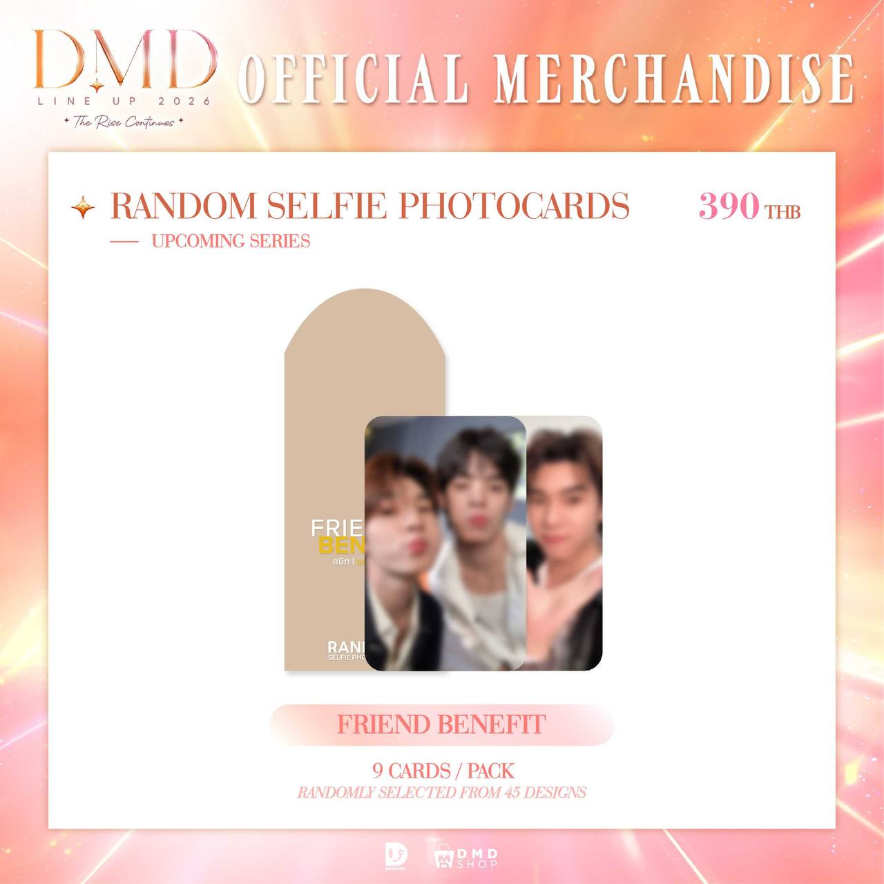 DMD THE RISE CONTINUES OFFICIAL RANDOM SELFIE PHOTOCARDS【 PRE ORDER 】
