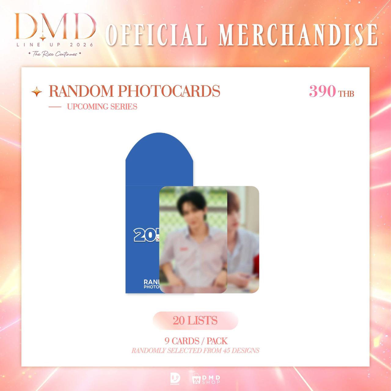 DMD THE RISE CONTINUES OFFICIAL RANDOM PHOTOCARDS【 PRE ORDER 】