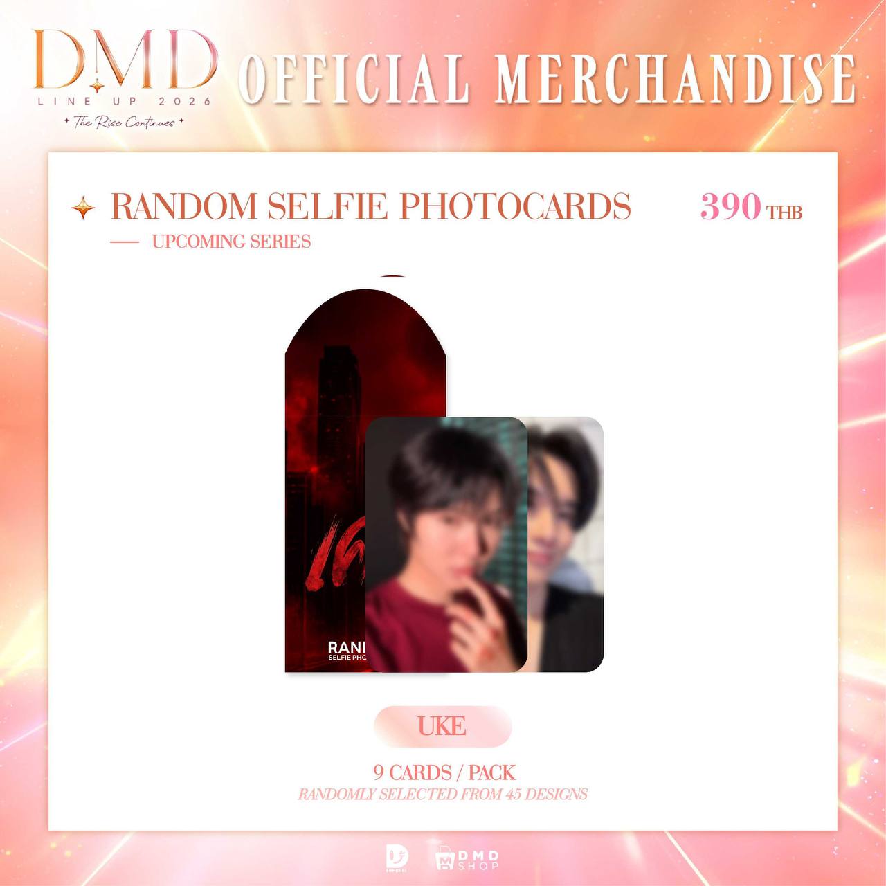 DMD THE RISE CONTINUES OFFICIAL RANDOM SELFIE PHOTOCARDS【 PRE ORDER 】