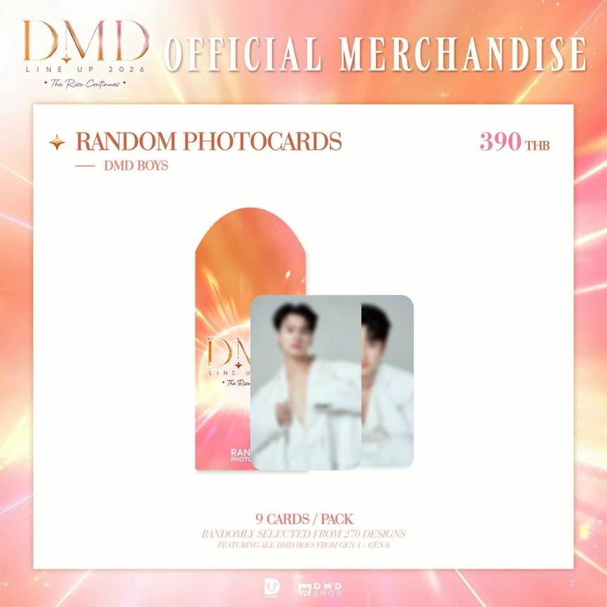 THE RISE CONTINUES OFFICIAL MERCHANDISE RANDOM PHOTOCARDS 【 PRE ORDER 】