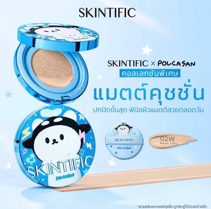 POLCASAN SKINTIFIC Perfect Stay Velvet Matte Cushion 持妆柔雾哑光气垫【 PRE ORDER 】