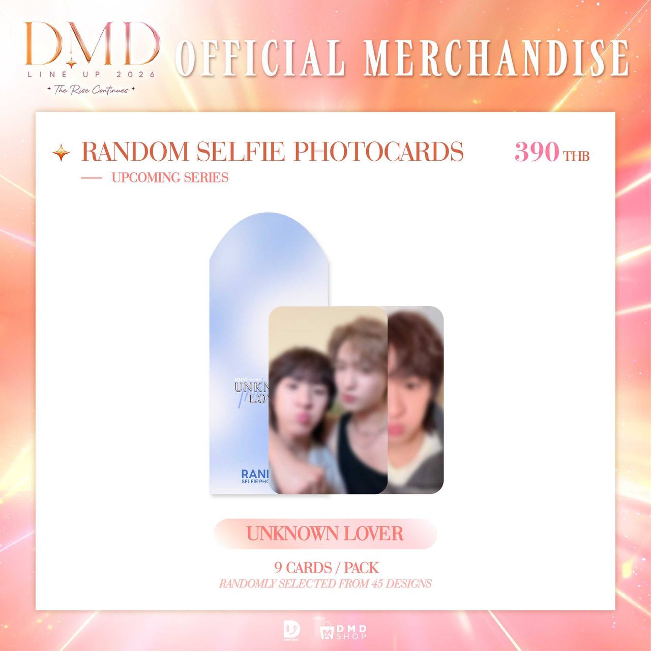 DMD THE RISE CONTINUES OFFICIAL RANDOM SELFIE PHOTOCARDS【 PRE ORDER 】