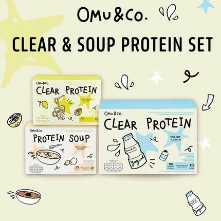 OMU & Co. PROTEIN SET - Clear Protein & Protein Soup 【 PRE ORDER 】