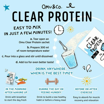 OMU & Co. PROTEIN SET - Clear Protein & Protein Soup 【 PRE ORDER 】