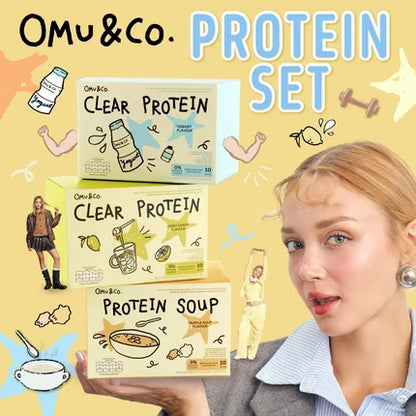 OMU & Co. PROTEIN SET - Clear Protein & Protein Soup 【 PRE ORDER 】