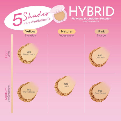 JANE & CUTE PRESS FLAWLESS FOUNDATION POWDER 无瑕混合型粉底粉饼 SPF50 PA++【 PRE ORDER 】++