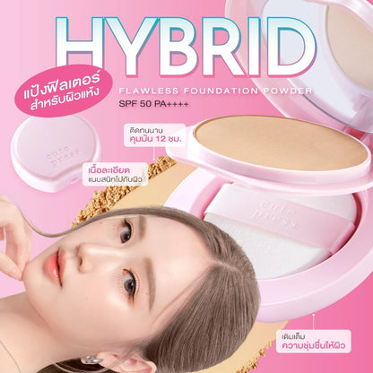 JANE & CUTE PRESS FLAWLESS FOUNDATION POWDER 无瑕混合型粉底粉饼 SPF50 PA++【 PRE ORDER 】++
